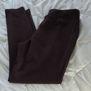 LuLaRoe Brown Luxe Jacquard Leggings 12-14